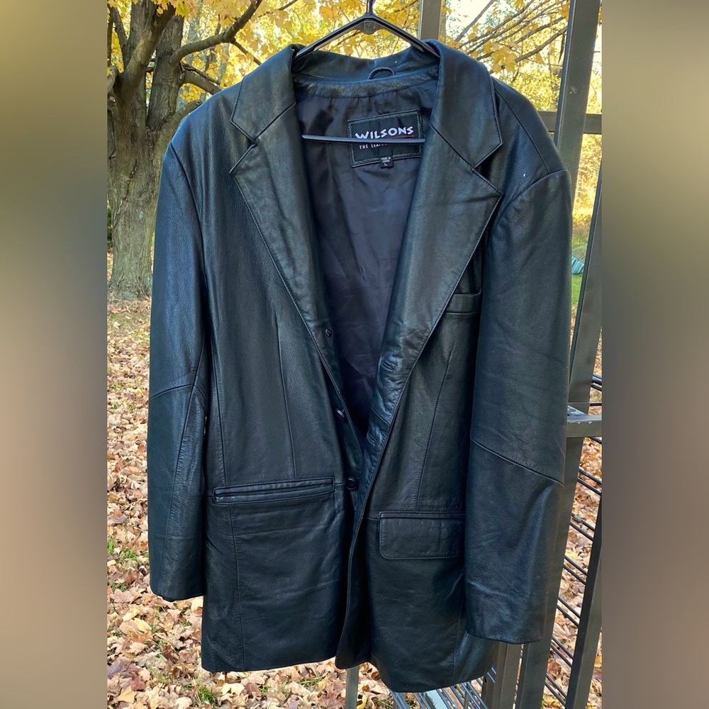Wilson “The Leather Expert” men’s size large coat - Picture 1 of 3